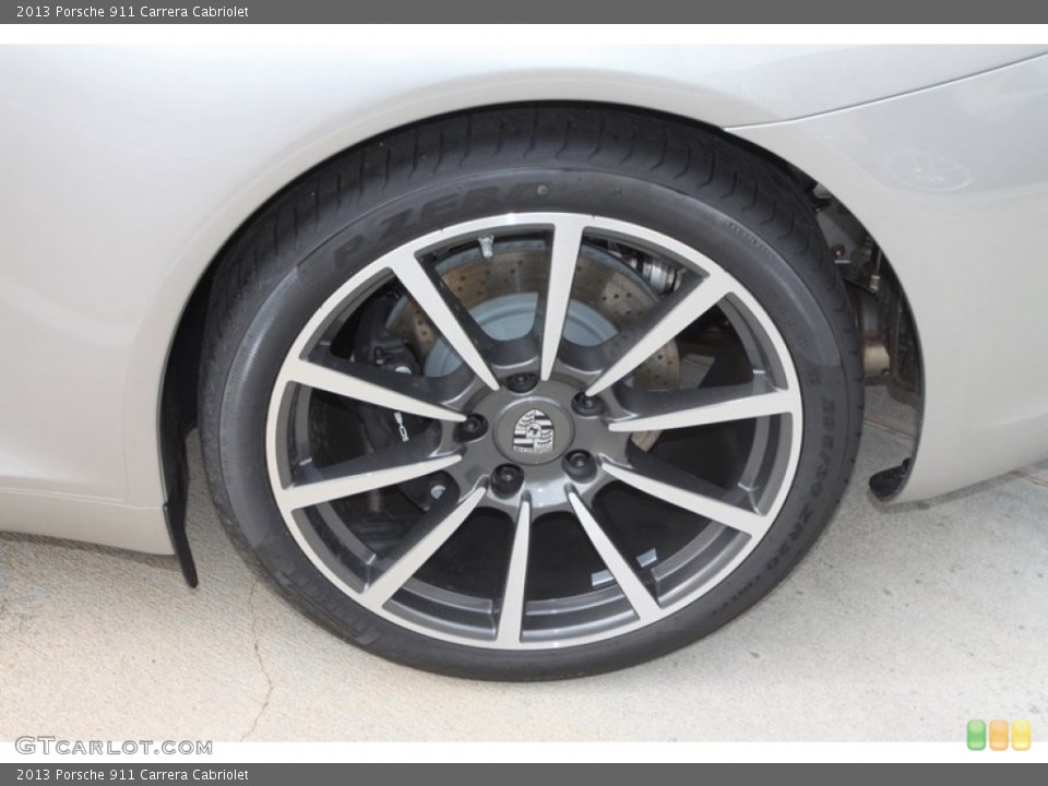 2013 Porsche 911 Carrera Cabriolet Wheel and Tire Photo #76470711