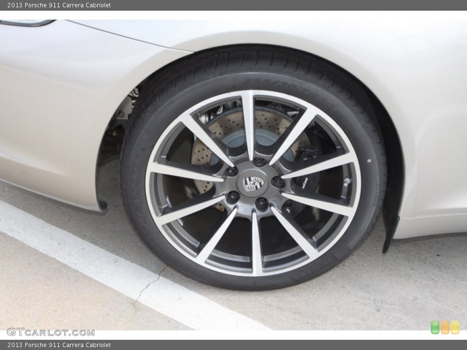 2013 Porsche 911 Carrera Cabriolet Wheel and Tire Photo #76470749