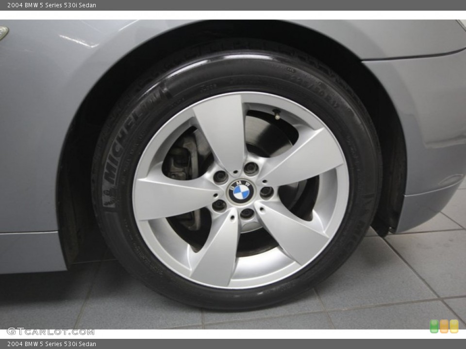 2004 BMW 5 Series 530i Sedan Wheel and Tire Photo #76475468