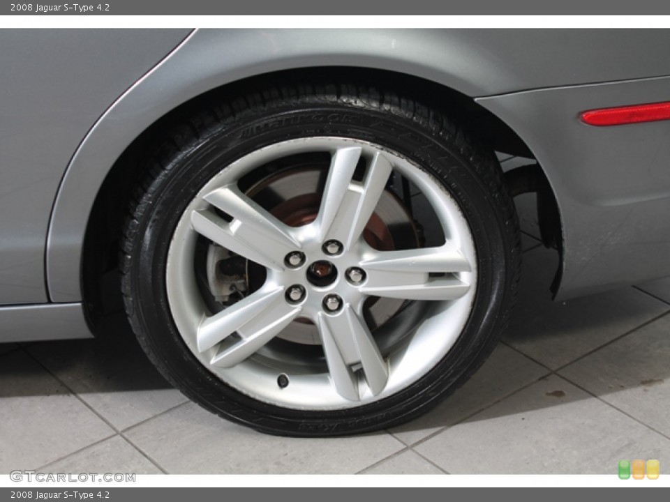2008 Jaguar S-Type 4.2 Wheel and Tire Photo #76476548