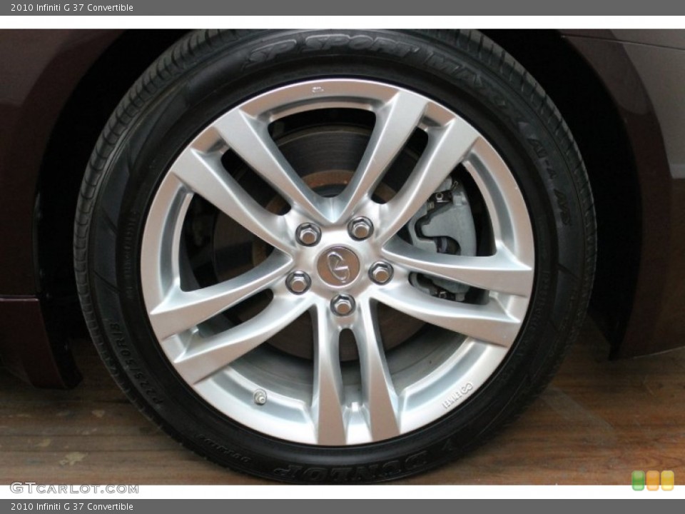 2010 Infiniti G 37 Convertible Wheel and Tire Photo #76476851