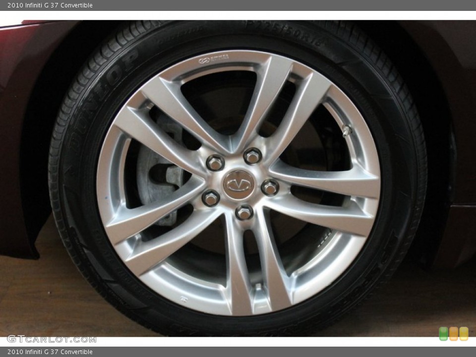 2010 Infiniti G 37 Convertible Wheel and Tire Photo #76476866