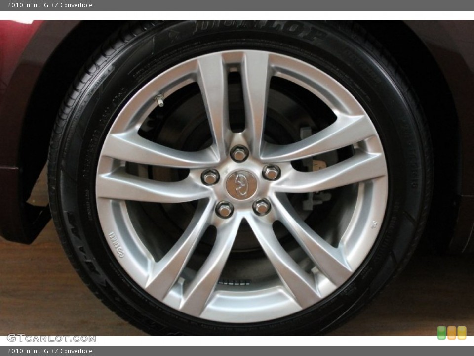 2010 Infiniti G 37 Convertible Wheel and Tire Photo #76476893