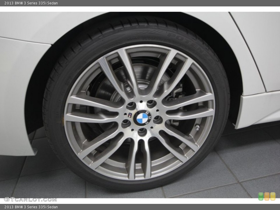 2013 BMW 3 Series 335i Sedan Wheel and Tire Photo #76477105