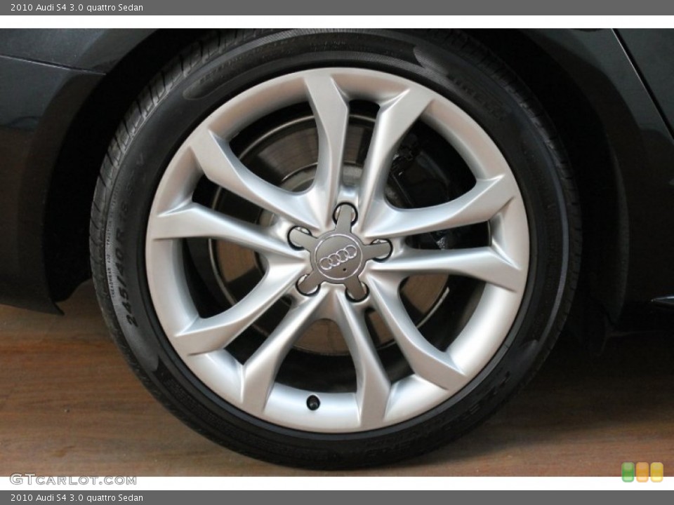 2010 Audi S4 3.0 quattro Sedan Wheel and Tire Photo #76477385