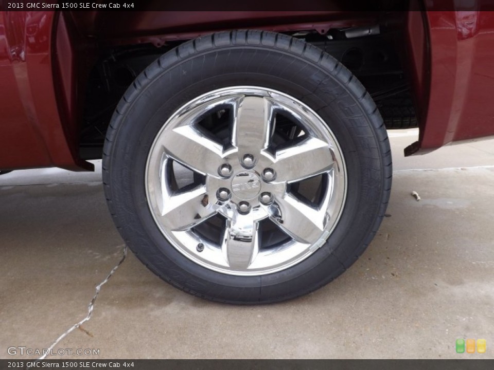 2013 GMC Sierra 1500 SLE Crew Cab 4x4 Wheel and Tire Photo #76486304