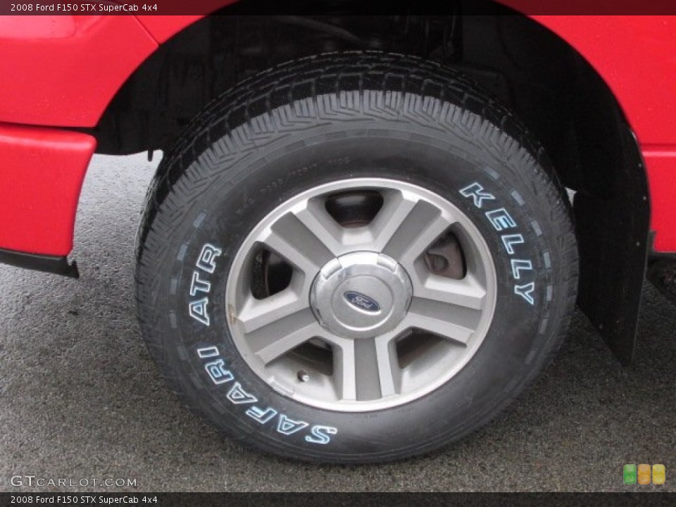 2008 Ford F150 STX SuperCab 4x4 Wheel and Tire Photo #76493603