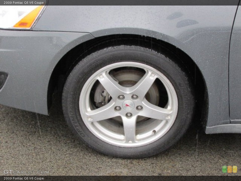 2009 Pontiac G6 V6 Coupe Wheel and Tire Photo #76493753