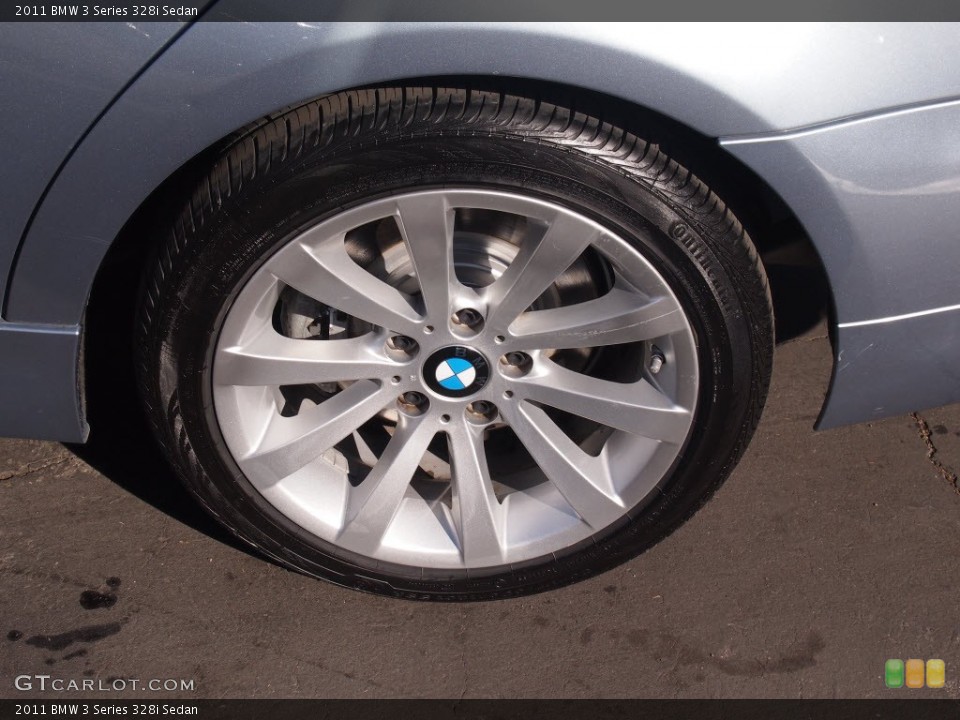 2011 BMW 3 Series 328i Sedan Wheel and Tire Photo #76496205