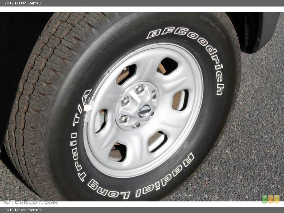 2012 Nissan Xterra X Wheel and Tire Photo #76501148