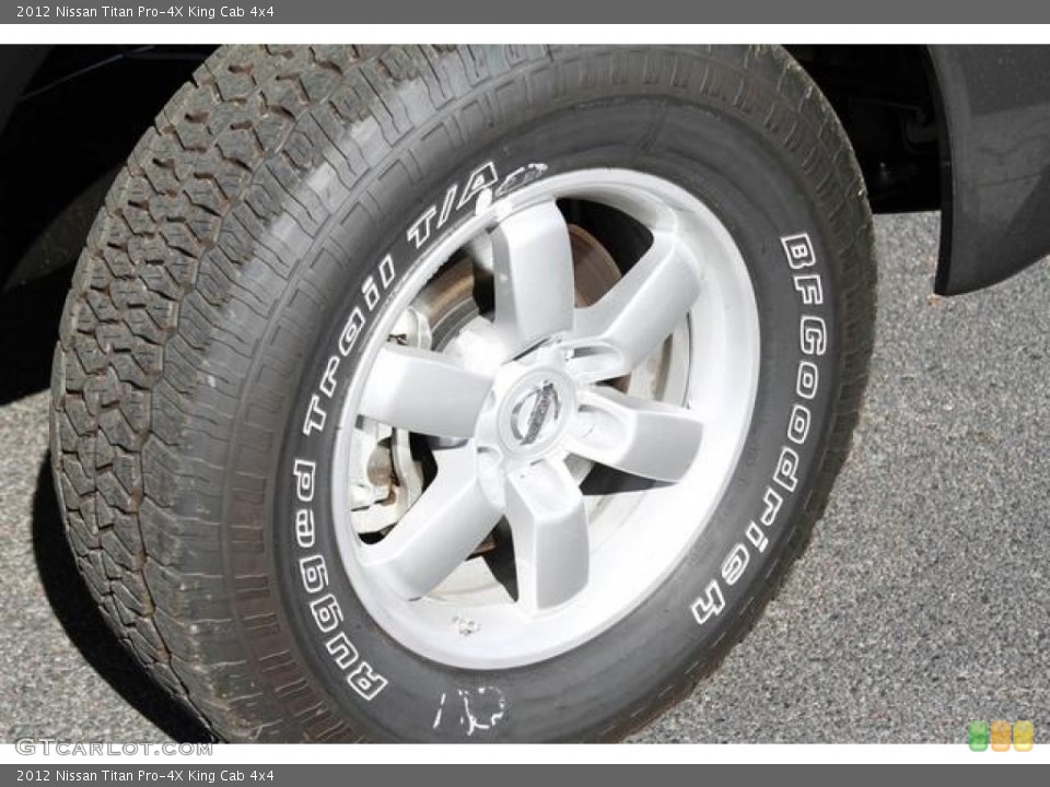 2012 Nissan Titan Pro-4X King Cab 4x4 Wheel and Tire Photo #76504730