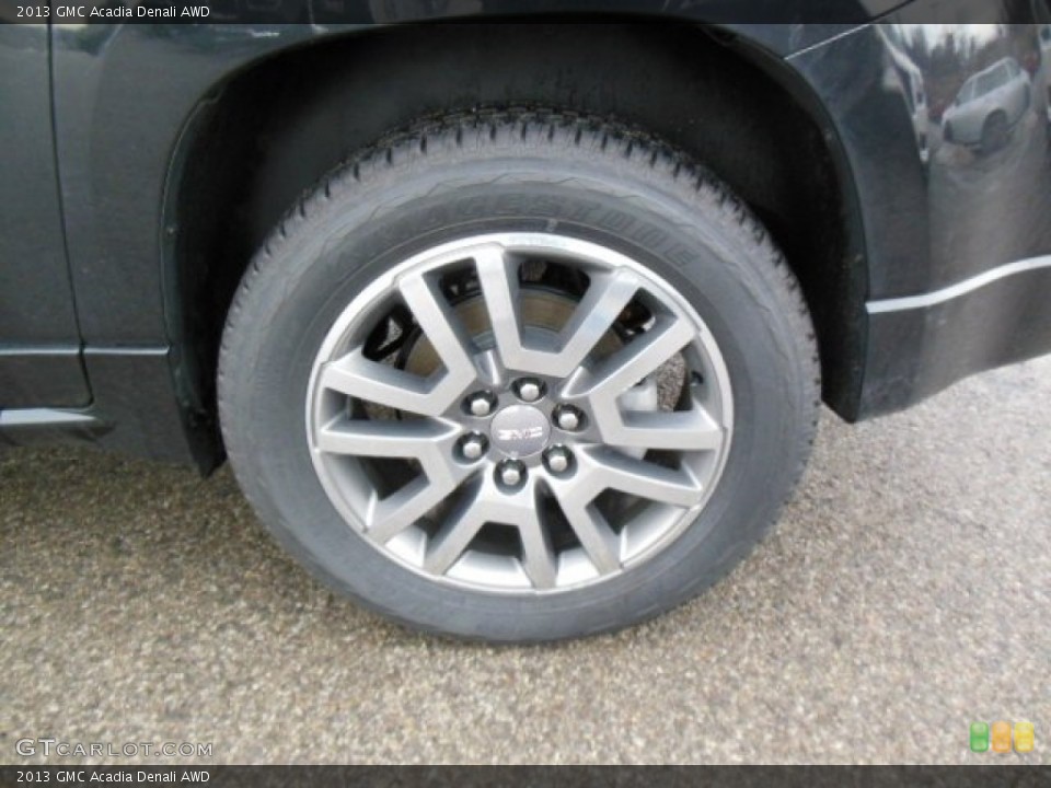 2013 GMC Acadia Denali AWD Wheel and Tire Photo #76505639