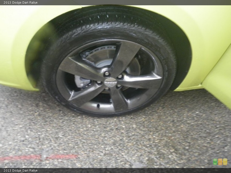 2013 Dodge Dart Rallye Wheel and Tire Photo #76506581