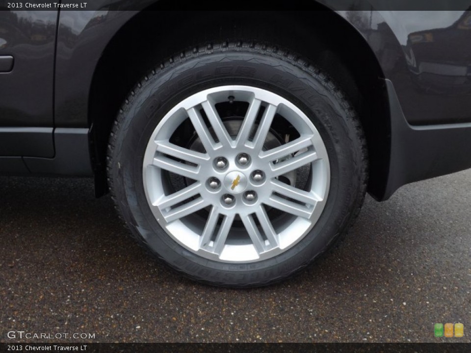 2013 Chevrolet Traverse LT Wheel and Tire Photo #76511016
