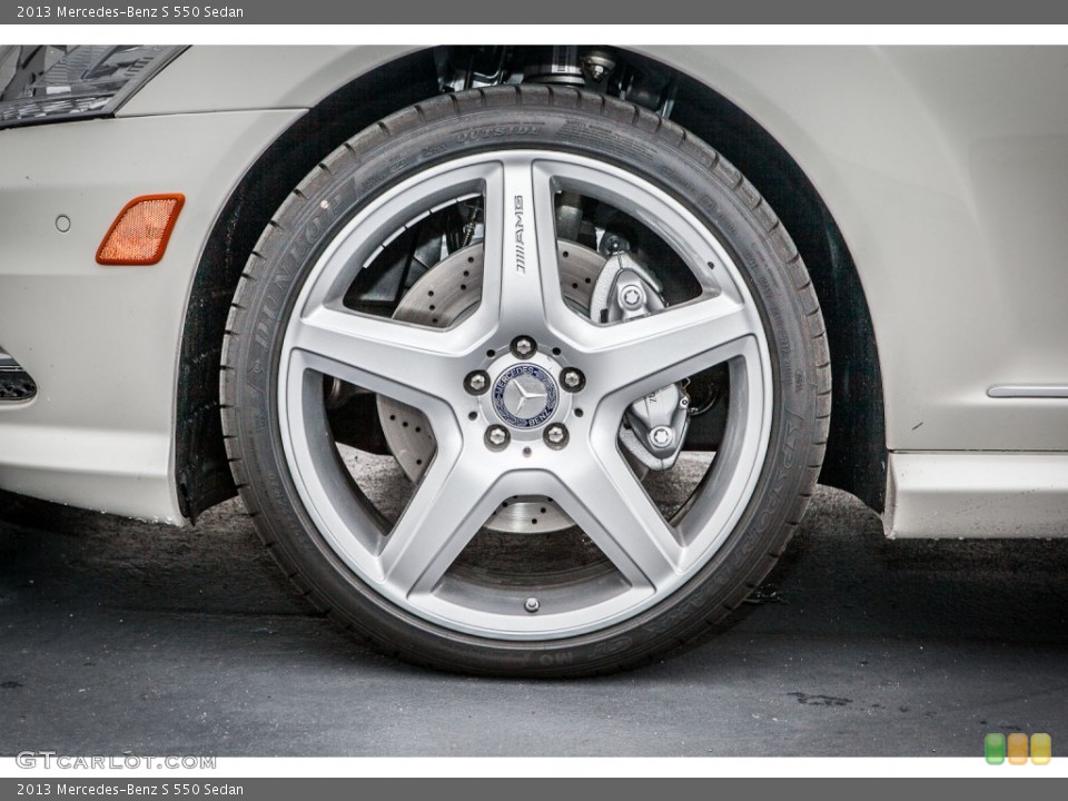 2013 Mercedes-Benz S 550 Sedan Wheel and Tire Photo #76511900