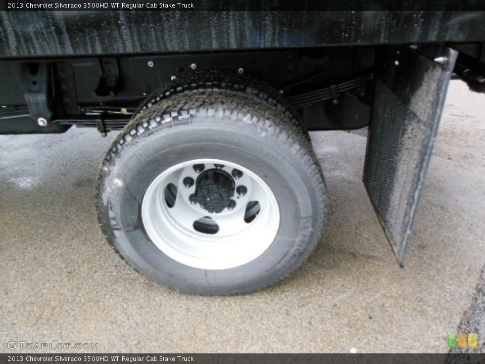 2013 Chevrolet Silverado 3500HD WT Regular Cab Stake Truck Wheel and Tire Photo #76513817