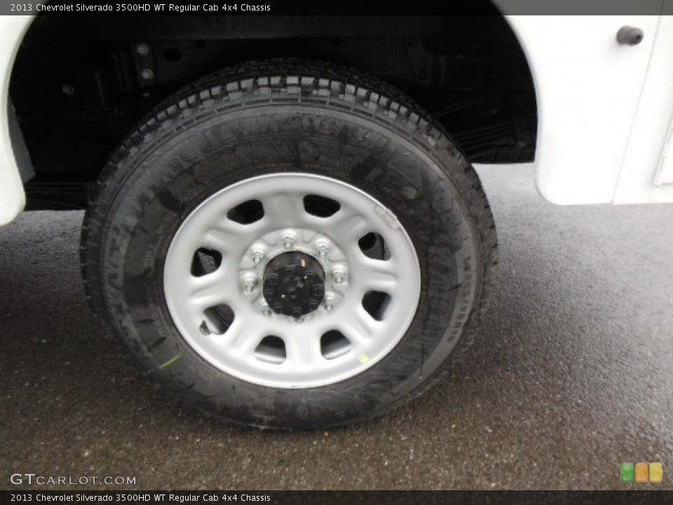 2013 Chevrolet Silverado 3500HD WT Regular Cab 4x4 Chassis Wheel and Tire Photo #76515320