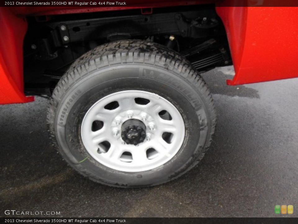 2013 Chevrolet Silverado 3500HD WT Regular Cab 4x4 Plow Truck Wheel and Tire Photo #76516088