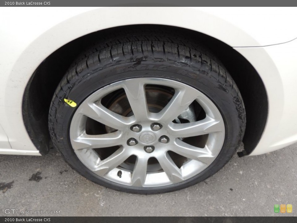 2010 Buick LaCrosse CXS Wheel and Tire Photo #76518494