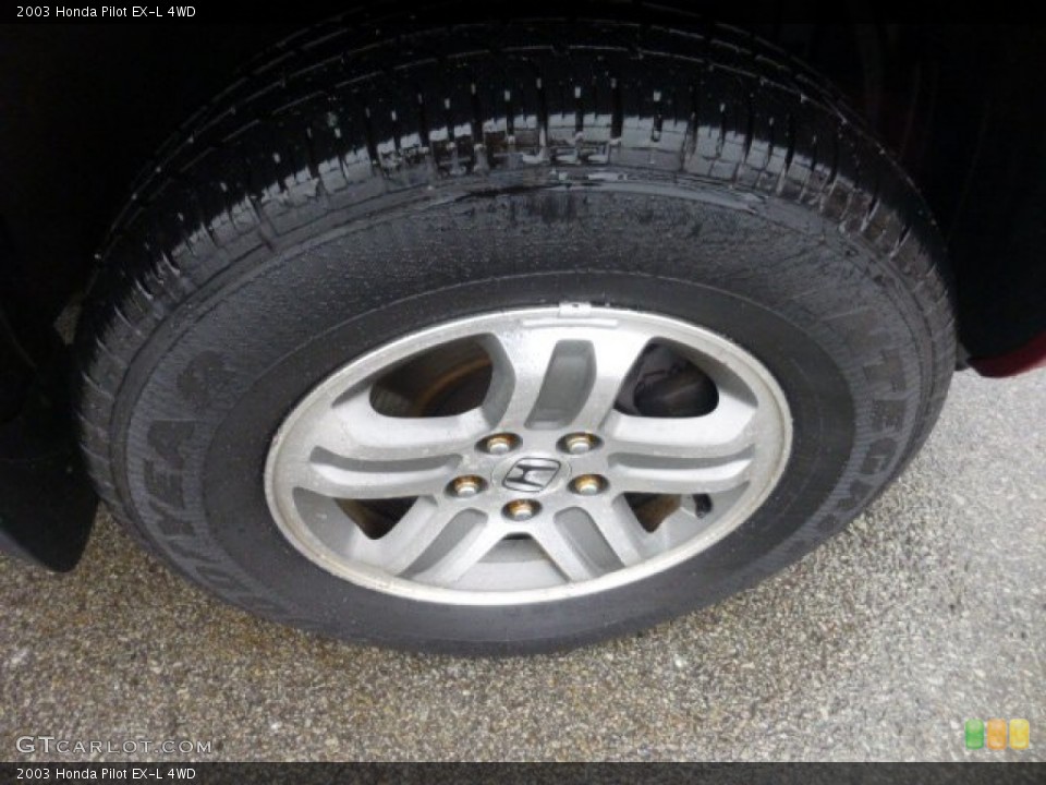 2003 Honda Pilot EX-L 4WD Wheel and Tire Photo #76522212