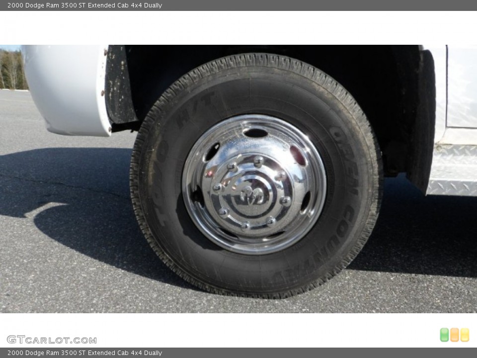 2000 Dodge Ram 3500 ST Extended Cab 4x4 Dually Wheel and Tire Photo #76523841