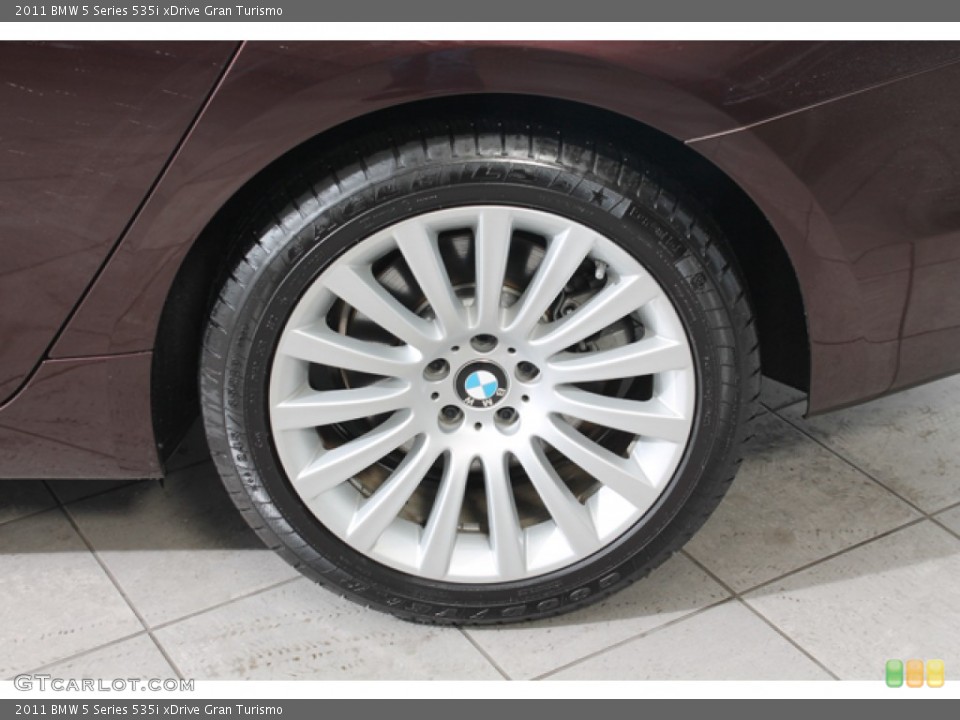 2011 BMW 5 Series 535i xDrive Gran Turismo Wheel and Tire Photo #76525584