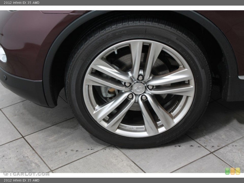 2012 Infiniti EX 35 AWD Wheel and Tire Photo #76528834