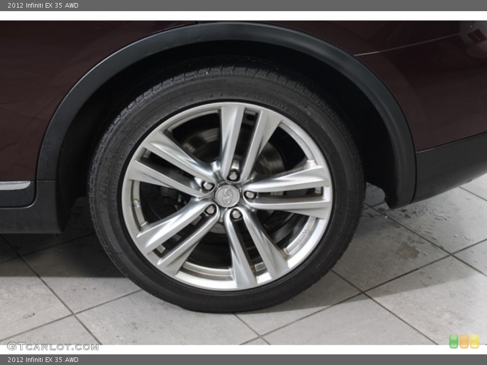2012 Infiniti EX 35 AWD Wheel and Tire Photo #76528868