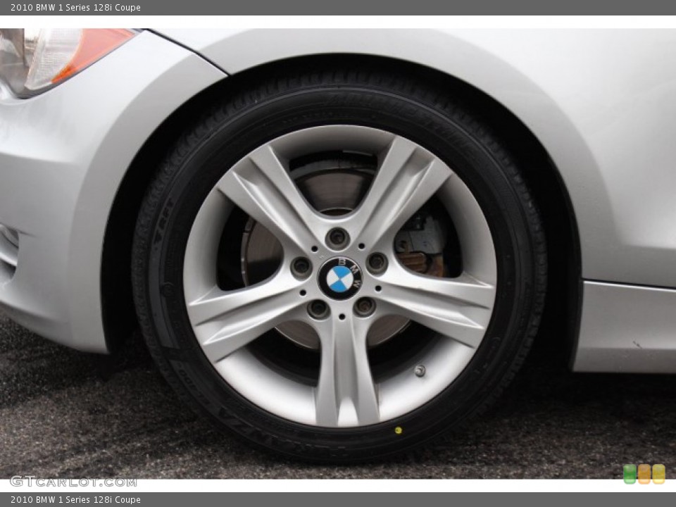 2010 BMW 1 Series 128i Coupe Wheel and Tire Photo #76530935