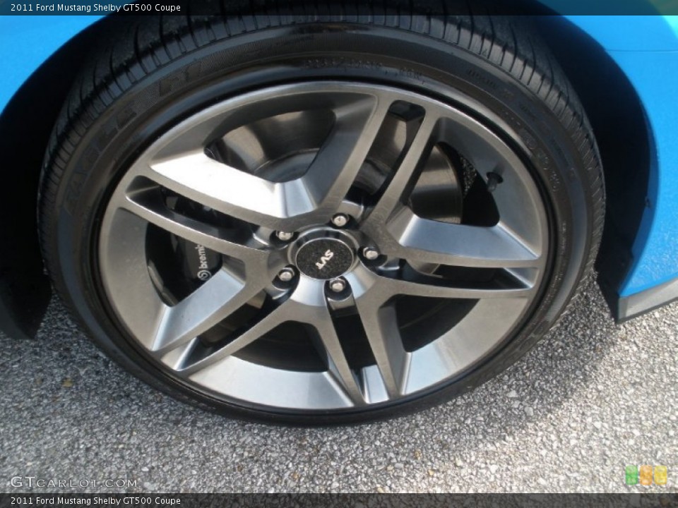 2011 Ford Mustang Shelby GT500 Coupe Wheel and Tire Photo #76531100