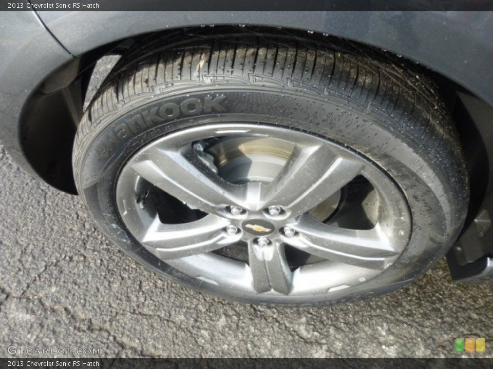 2013 Chevrolet Sonic RS Hatch Wheel and Tire Photo #76531172