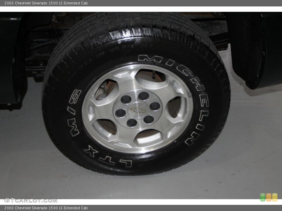 2003 Chevrolet Silverado 1500 LS Extended Cab Wheel and Tire Photo #76538783
