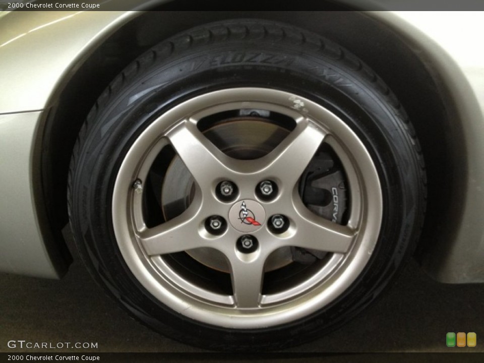 2000 Chevrolet Corvette Coupe Wheel and Tire Photo #76540322