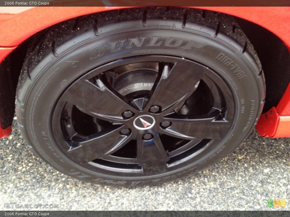 2006 Pontiac GTO Coupe Wheel and Tire Photo #76542080