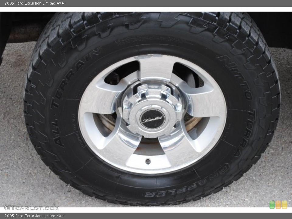 2005 Ford Excursion Limited 4X4 Wheel and Tire Photo #76542970