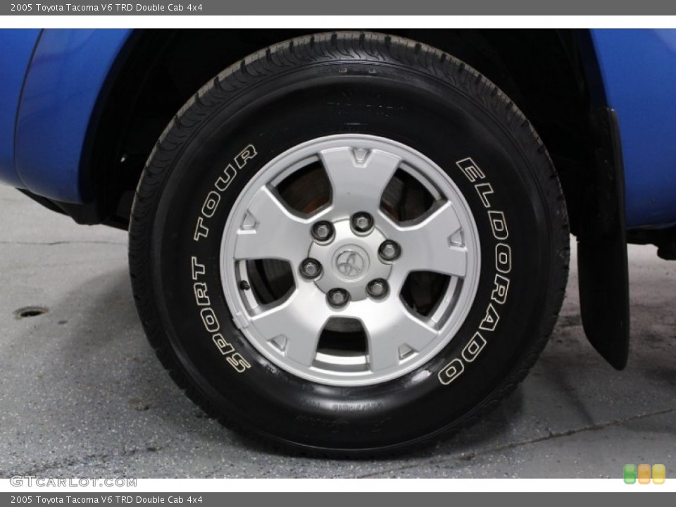 2005 Toyota Tacoma V6 TRD Double Cab 4x4 Wheel and Tire Photo #76545686