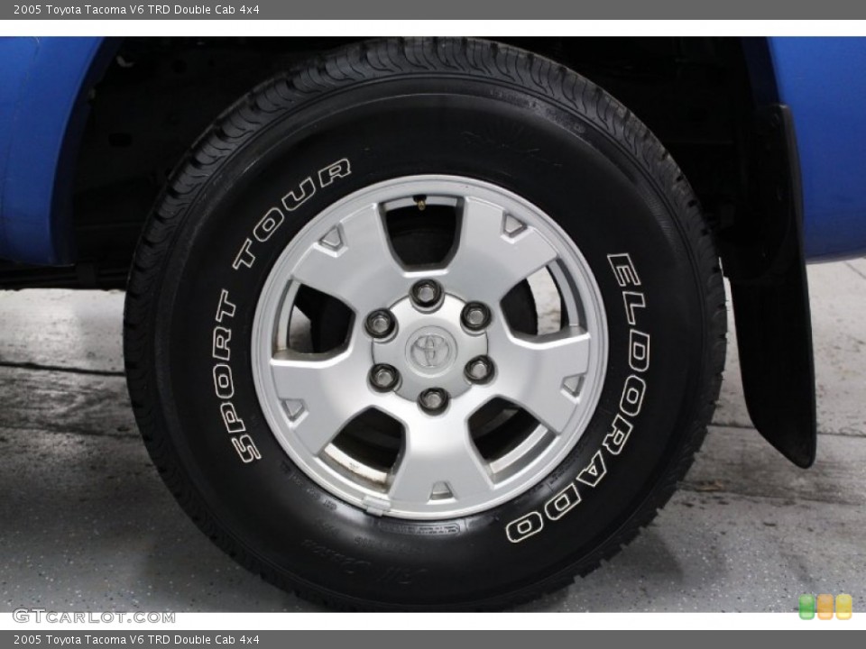2005 Toyota Tacoma V6 TRD Double Cab 4x4 Wheel and Tire Photo #76545726