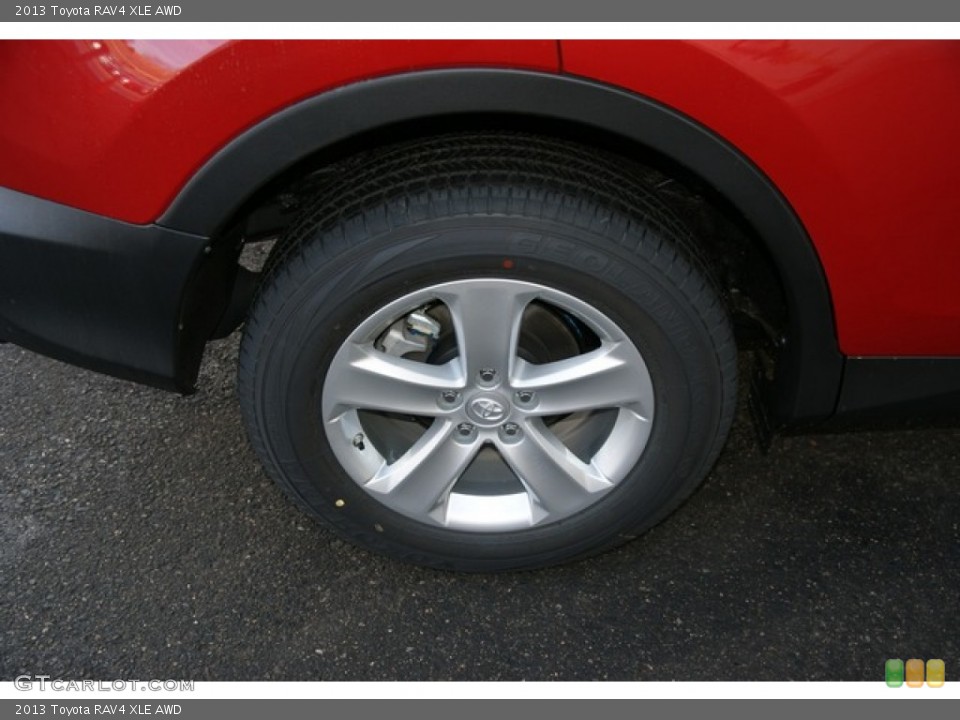 2013 Toyota RAV4 XLE AWD Wheel and Tire Photo #76547369