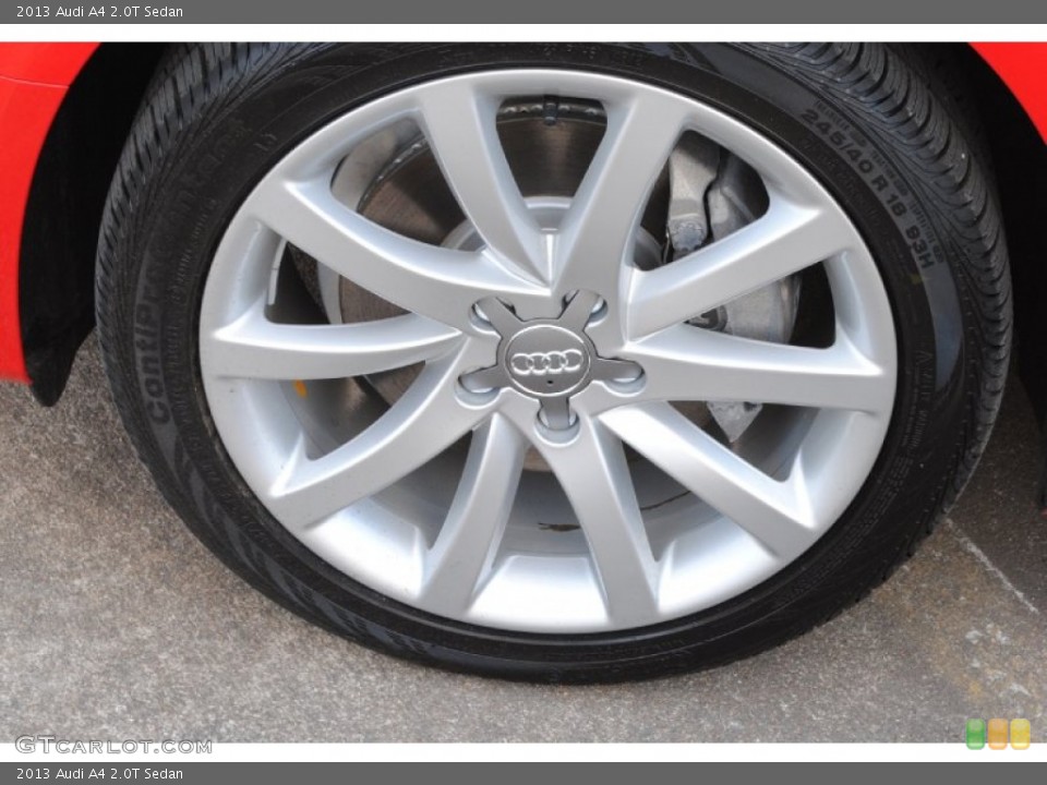 2013 Audi A4 2.0T Sedan Wheel and Tire Photo #76550773