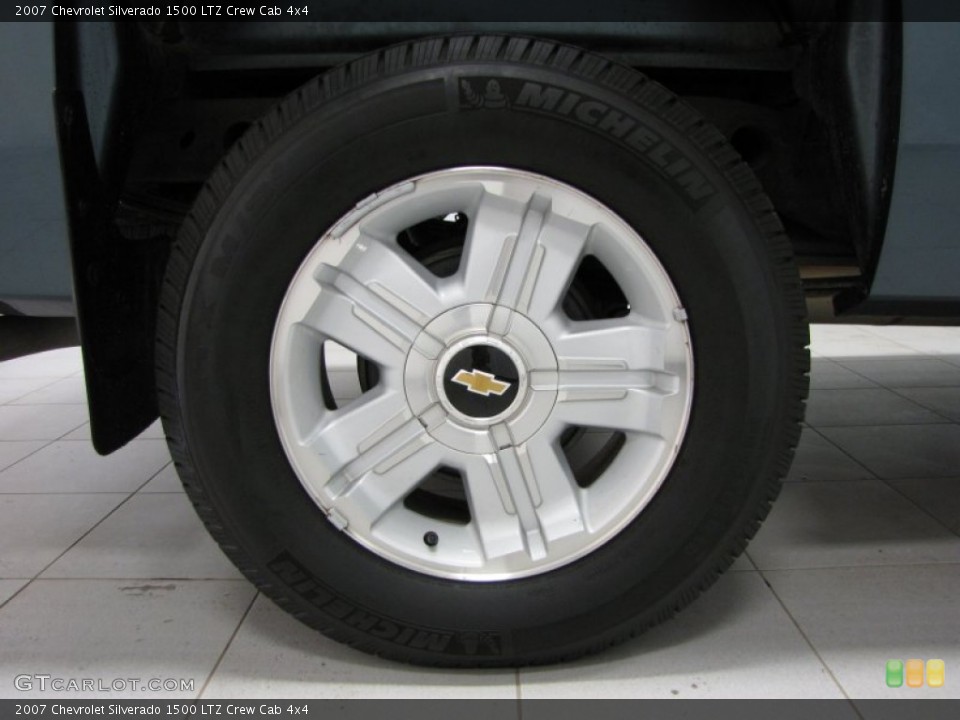 2007 Chevrolet Silverado 1500 LTZ Crew Cab 4x4 Wheel and Tire Photo #76553099