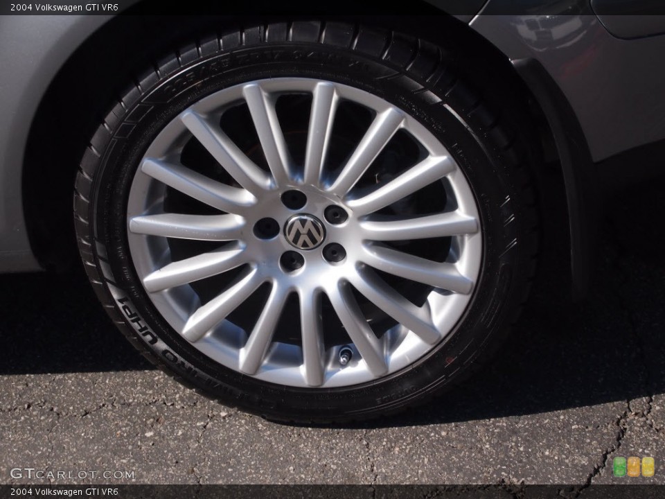 2004 Volkswagen GTI VR6 Wheel and Tire Photo #76554467