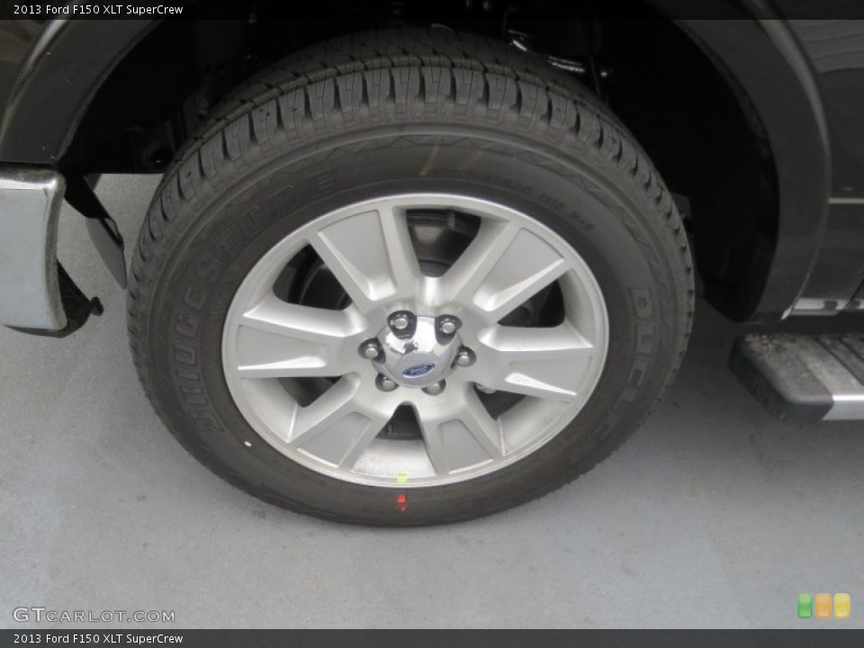 2013 Ford F150 XLT SuperCrew Wheel and Tire Photo #76561910