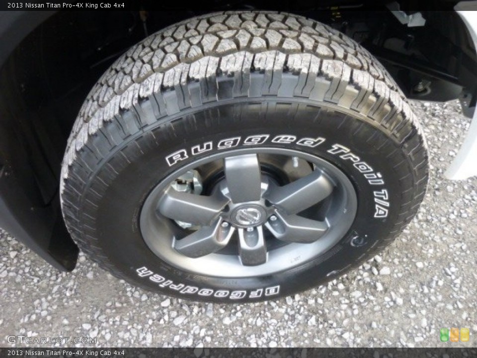 2013 Nissan Titan Pro-4X King Cab 4x4 Wheel and Tire Photo #76567518
