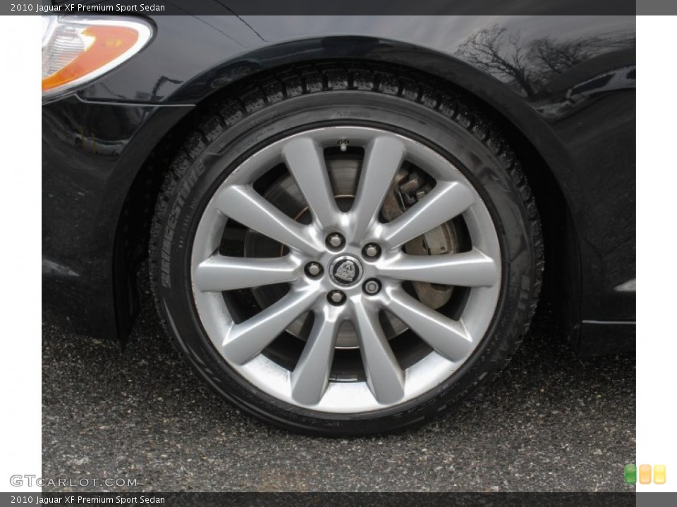 2010 Jaguar XF Premium Sport Sedan Wheel and Tire Photo #76568863