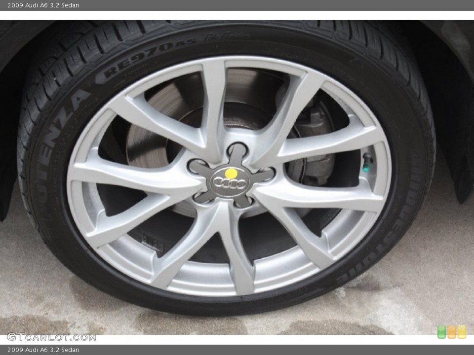 2009 Audi A6 3.2 Sedan Wheel and Tire Photo #76568896