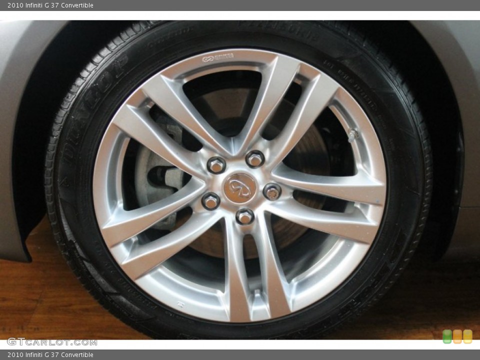 2010 Infiniti G 37 Convertible Wheel and Tire Photo #76573980