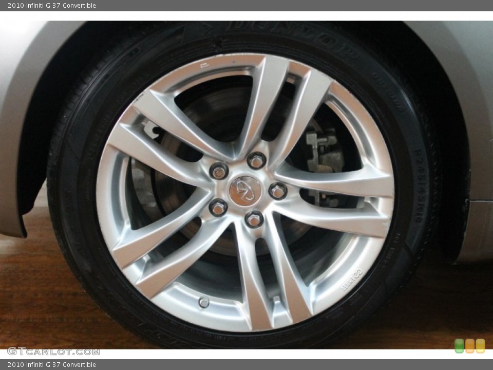 2010 Infiniti G 37 Convertible Wheel and Tire Photo #76574028