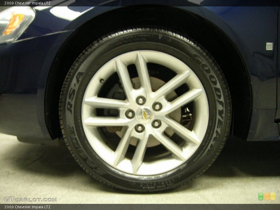 2009 Chevrolet Impala LTZ Wheel and Tire Photo #76574444