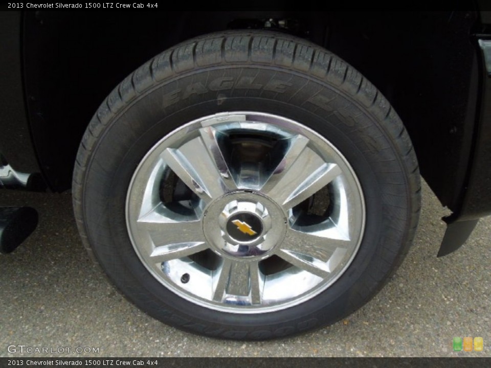 2013 Chevrolet Silverado 1500 LTZ Crew Cab 4x4 Wheel and Tire Photo #76575664