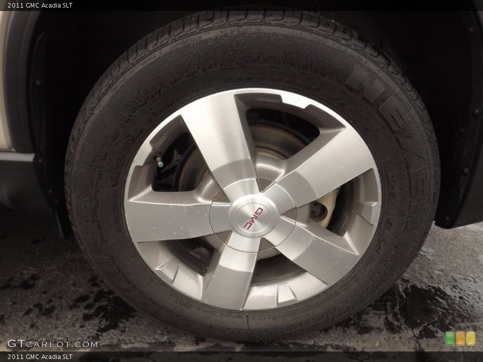 2011 GMC Acadia SLT Wheel and Tire Photo #76581886